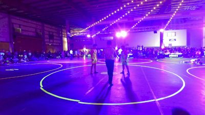 156 lbs Quarterfinal - Rusch Lucio, Blevins Middle School vs Romin Doughty, Gladiator Wr Acd