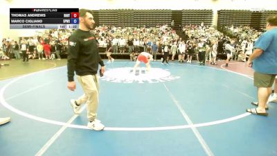 Semifinal - Thomas Andrews, Haddon Twp vs Marco Cigliano, 5 Points Wrestling Club