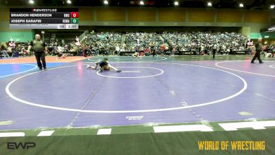 108 lbs Round Of 64 - Brandon Henderson, Harrisburg Mat Club vs Joseph Sarafin, Red Star Wrestling Academy