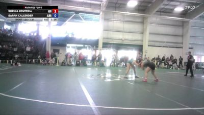 131 lbs Cons. Round 1 - Sophia Renteria, Adrian vs Sarah Callender, Alma