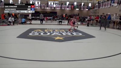 120 lbs Champ. Round 1 - Cael Stricker, McDominate Training Center vs Jacob Rauch, Big Game Wrestling Club