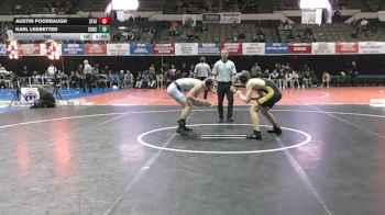 150 lbs Quarters & Wb (16 Team) - Austin Poorbaugh, Stafford vs Karl Ledbetter, Corner Canyon