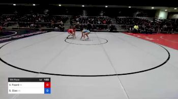 108 lbs 5th Place - Virginia Foard, PA vs Sterling Dias, NV