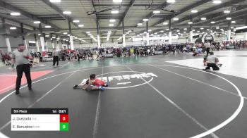 54 lbs 5th Place - Jaime Quezada, TUF California Wr Ac vs Easton Banuelos, Dominate WC