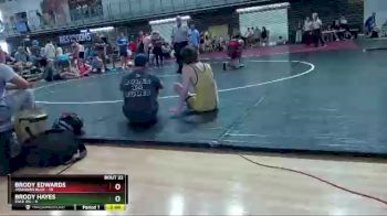 132 lbs Round 5 (10 Team) - Brody Hayes, Pace WC vs Brody Edwards, Assassins Blue