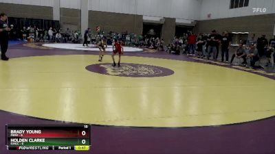 60 lbs Placement (4 Team) - Holden Clarke, F/MCC vs Brady Young, Pierz