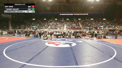 4A-106 lbs Champ. Round 1 - Rowdy Gallup, Kelly Walsh vs Izzy Cruz, Rock Springs