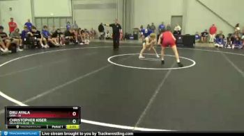 106 lbs Round 2 (8 Team) - Dru Ayala, Iowa vs Christopher Kiser, Oklahoma Blue