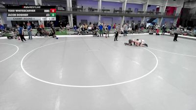 JR BOYS HARD LUCK - 143.4-143.6 Champ. Round 1 - Jacob Doshier, Alabama Takedown Academy vs Todd Whitescarver, Rocky Mountain Wrestling Academy