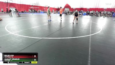 135 lbs Round 2 (6 Team) - Rylee Coy, Team Blue vs Marley Kraklio, Team Red