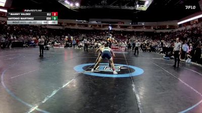 4A 127 lbs Quarterfinal - Trenton Hall, Ruidoso vs Gage Sellers, Miyamura