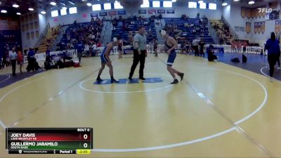 126 Blue Semifinal - Joey Davis, Lake Brantley Hs vs Guillermo Jaramilo, South Dade