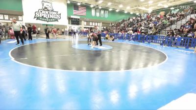 157 lbs Semifinal - Edward Gutierrez, Heritage vs Peter Brown, Canyon Springs