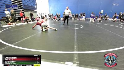 88 lbs Semis (4 Team) - Eli Gentry, Missouri Outlaws vs Lane Green, SEK Elite