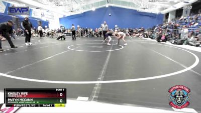 85 lbs Semis (4 Team) - Kinsley Rife, Firebird Elite vs Paityn McCann, OpenMats Wrestling Club