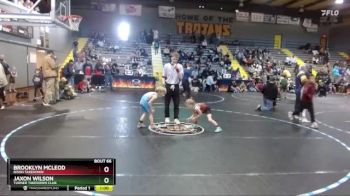 50 lbs Round 3 - Jaxon Wilson, Turner Takedown Club vs Brooklyn McLeod, Bison Takedown