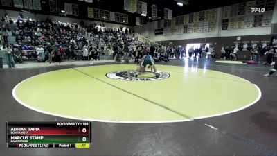 138 lbs Champ. Round 1 - Adrian Tapia, Bonita Vista vs Marcus Stamp, Bakersfield
