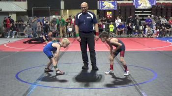 50 lbs Champ. Round 2 - Landon Brill, Butte Wrestling Club vs Jax Muir, Spartan Youth Wrestling Club