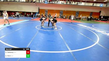 190 lbs Quarterfinal - Conor Delaney, Rumson-Fair Haven vs Clark Rich, Seton Hall Prep