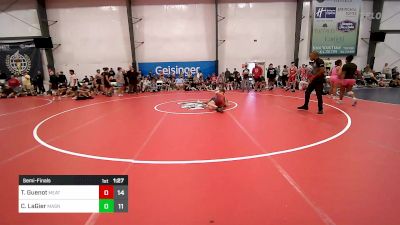 123 lbs Semifinal - Tanner Guenot, Meatballs vs Connor LaGier, Mat Assassins Black