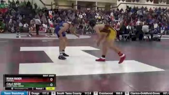 106 lbs Cons. Round 1 - Ryan Rider, Carlisle vs Cale Nash, Clear Creek-Amana