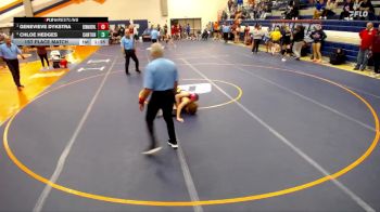 115 lbs 1st Place Match - Genevieve Dykstra, Edwardsville (H.S.) vs Chloe Hedges, Canton