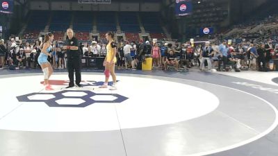 125 lbs Champ. Rd Of 64 - Gianna May, Arizona vs Victoria Carbonaro, New Jersey