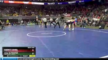 2 lbs Quarterfinal - Garrett Seaba, Clarion-Goldfield-Dows vs Cole Butikofer, Crestwood, Cresco