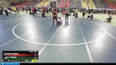 135 lbs Semifinal - Naijier Morris, IL vs Kody Doran, MO