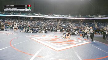 4A 126 lbs Quarterfinal - Paxton Kearns, Uwharrie Charter Academy vs Gabe Sides, East Gaston High School