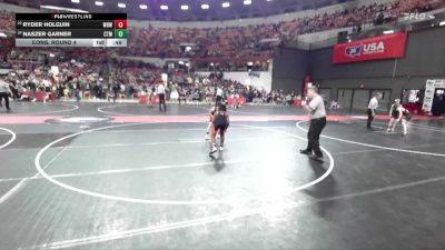 95 lbs Cons. Round 4 - Naszer Garner, Verona Area Wrestling Club vs Ryder Holguin, West Bend Wildcats
