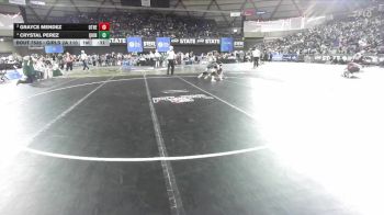 Girls 2A 110 lbs Cons. Semi - Grayce Mendez, Othello (Girls) vs Crystal Perez, Quincy (Girls)