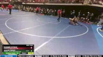 75 lbs Cons. Round 2 - Gunner Wyrick, Henrietta Wrestling Club vs Kanon Swaim, Randall Youth Wrestling Club