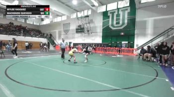 120 lbs Cons. Round 2 - Mylee Vasquez, Carter vs Mackenzie Quevedo, Warren