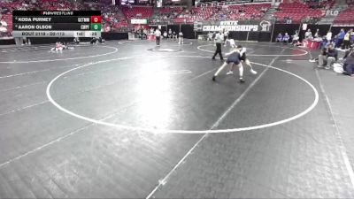 D2-113 lbs Cons. Round 1 - Aaron Olson, Chetek-Weyer./Prairie Farm vs Koda Purney, Gale-Ettrick-Tremp./Mel.-Min.