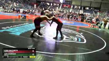 7 lbs Quarterfinal - Luke Sacchetti, Forsyth Central vs SAM RWIBUKA, Archer