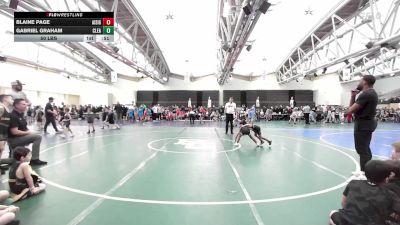 50 lbs Rr Rnd 7 - Blaine Page, All I See Is Gold Academy K3 vs Gabriel Graham, Clearview K3