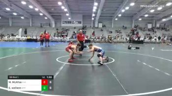 126 lbs Prelims - Matthew McAfee, Felix Wrestling Academy vs Elijah Wallace, BVRTC