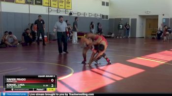 174 lbs Champ. Round 2 - Xavier Prado, Fresno City vs Ezekiel Lara, Skyline College