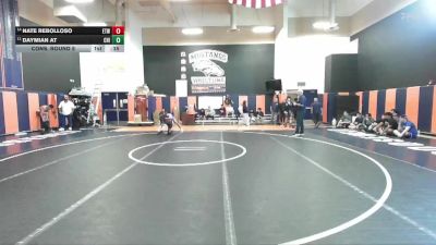 144 lbs Cons. Round 5 - Nate Rebolloso, Etiwanda vs Daymian At, Chino