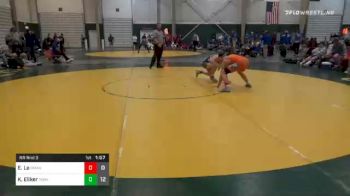 132 lbs Prelims - Ethan Le, Omaha Gross vs Kaleb Eliker, York High School