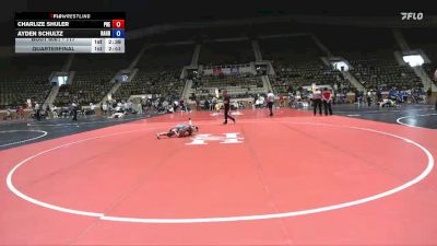 117 lbs Quarterfinal - Ayden Schultz, Randolph vs Charlize Shuler, Presbyterian