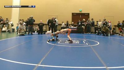 75 lbs Quarters - Camden Beach, Bishop McCort vs Marco Hernandez, Steller Trained