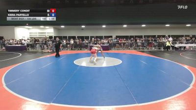 106 lbs Consi Of 8 #1 - Timmery Condit, CO vs Kiera Partello, FL