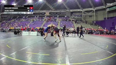 145 lbs Quarters & 1st Wb (16 Team) - Holland Wieber, Southern Oregon University vs Elise Twait, University Of Providence