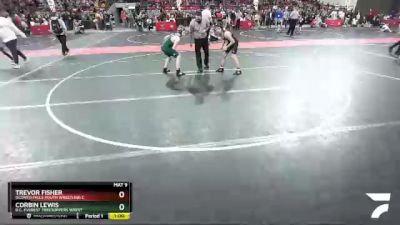 125 lbs Cons. Round 2 - Trevor Fisher, Oconto Falls Youth Wrestling C vs Corbin Lewis, D.C. Everest Treetoppers Wrest