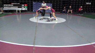 115 lbs Round Of 16 - Myiah Nelson, Olanta vs Madelyn Liebersohn, Hughesville