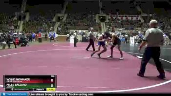 170 lbs Quarterfinal - Wylie Shomaker, Smiths Station Hs vs Miles Ballard, Auburn