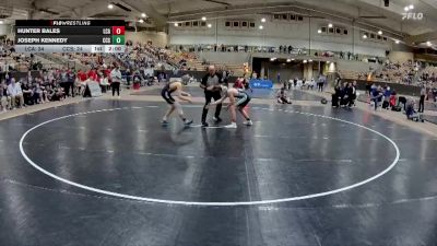 120 lbs Placement (4 Team) - Hunter Bales, Lakeway Christian Academy vs Joseph Kennedy, Chattanooga Christian School