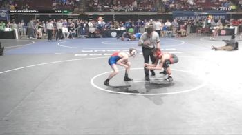 D 3 106 lbs Cons. Round 2 - Brayden Jones, John Curtis Christian vs Aaron Campbell, St. Mary`s